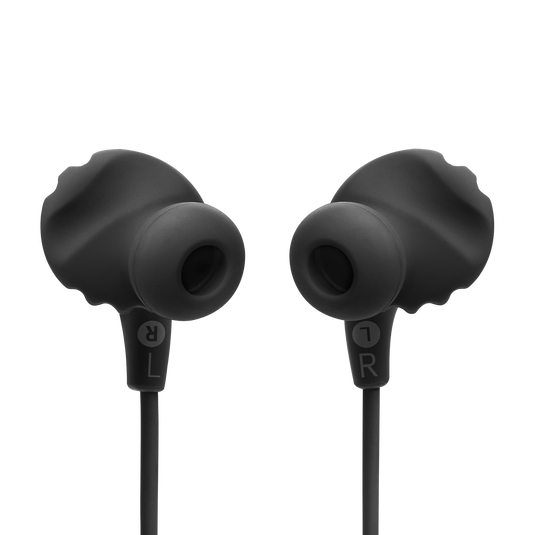 JBL Endurance Run 2 Wireless - Black - Waterproof Wireless In-Ear Sport Headphones - Back image number null
